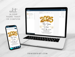New Years Dinner Invitation