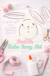 Easter Bunny Printable Hat