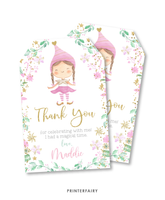 Elf Christmas Favor Tags