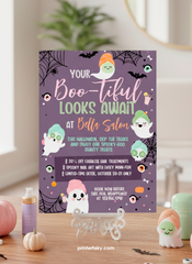 Halloween Spa Flyer