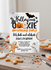 Halloween Baking Party Invitation