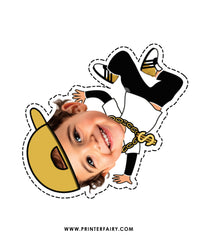 Hip Hop Cupcake Toppers