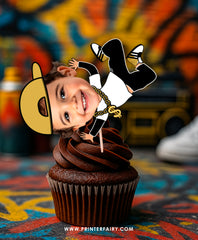 Hip Hop Cupcake Toppers