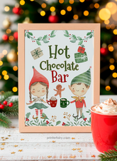 Hot Cocoa Editable Sign