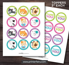 Matching Toppers or Stickers