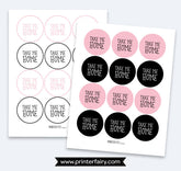 Kitten Take Me Home Favor Tags, Kitty Birthday, Pet Adoption (INSTANT DOWNLOAD)