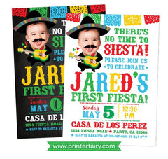 Cinco de Mayo First Fiesta Invitation with Photo (Digital Invite)