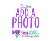 Include a photo in any invitation from my shop. Extra fee