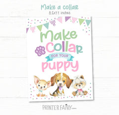 Puppy Adoption Party Games, Adoption Station Signs (Digital Download)