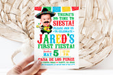 Fiesta First Birthday Invitation, Mariachi Theme (Digital Personalized Invitation)