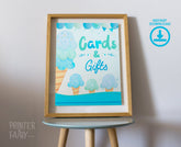 Ice Cream Birthday Cards & Gifts Sign, Summer Party Decor (INSTANT DOWNLOAD)