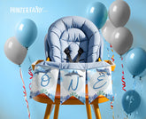 Whales First Birthday Banner, Under The Sea Party, Editable Printable