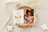 Editable Fairy Tea Party Birthday Invitation with Photo (Digital)