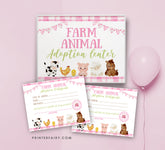 Farm Animal Adoption Sign and Certificate (Digital Download)