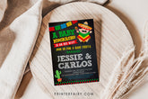 Fiesta Baby Shower Invitation, Editable Cinco de Mayo Theme (Digital Download)