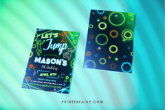 Jump and Bounce House Birthday Invitation – Editable Party Invite (Digital)
