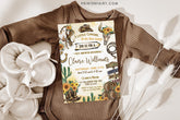 Cowgirl Baby Shower Invitation: Wild West, Rodeo Theme (Editable, Instant Download)