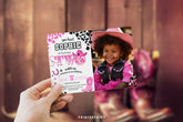 Cowgirl Disco 2nd Birthday Invitation with Photo (Digital)