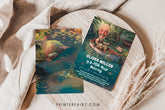 Editable Fishing Retirement Party Invitation, Gone Fishing Theme (Digital Download)