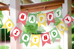 Editable Farm Birthday Banner, Barnyard Animals Party Decorations (Digital)