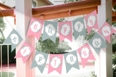 Floral Horse Birthday Banner, Cowgirl Party Decor (EDITABLE, Instant Download)