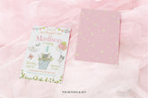 Kitty Cat Garden Birthday Invitation, Editable Printable