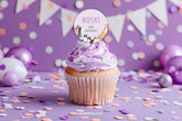 Puppy Adoption Birthday Party Toppers, Editable Round Stickers (Digital Item)