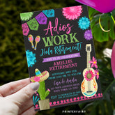 Retirement Fiesta Invitation, Editable Printable, Farewell Party (Digital Item)