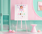 Editable Ice Cream Party Menu, Truck Sign (Digital Download)