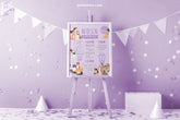 Puppy First Birthday Board, Pet Adoption Party, Editable Milestones Chart (Digital)
