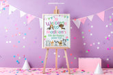 Puppy Welcome Sign, Dog Birthday Paw-ty Decor (Instant Download)