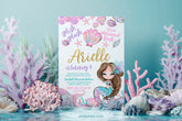 Mermaid Birthday Invitation, Under the Sea Party (Digital Invitation)