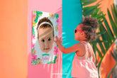 Personalized Pin the Flower Luau Game, Tropical Birthday (Digital Game)