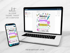 Editable First Day of School Sign, Any Grade (Digital Download)