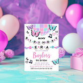 My Birthday Era Invitation, Friendship Bracelet, Music Party (INSTANT DOWNLOAD)