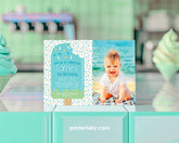 Popsicle Birthday Invitation with Photo, Summer Ice Cream Party (Digital, Editable)