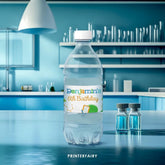 Editable Science Birthday Party Water Bottle Label (Digital Download)