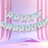Princess Castle Birthday Banner, Editable Party Decoration (Digital Item)