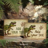 Editable Dinosaur Birthday Party Food Tents (Digital Download)