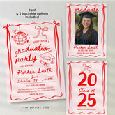 Editable Graduation Party Invitation Template (Instant Download)