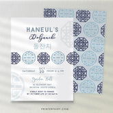 Korean Doljanchi Invitation, Boy 1st Birthday (Editable Template)
