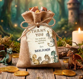 Dragon Birthday Party Printable Favor Tags Editable Template, Instant Download