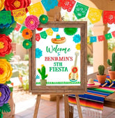 Cinco de Mayo Fiesta Party Welcome Sign Editable Template, Instant Download