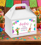 Fiesta Cinco de Mayo Party Favor Box Label, Instant Download