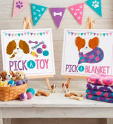 Pet Adoption Party Printable Signs, Puppy Birthday Decor (Digital Download)