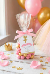 Ballerina Birthday Party Printable Favor Tags Editable Template, Instant Download