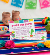 Cinco de Mayo Fiesta Baby Shower Books for Baby Insert (Digital Download)