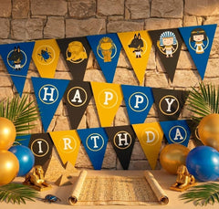 Egypt Birthday Party Printable Banner, Party Decorations, Instant Download