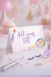 Spa Party Food Tents, Place Cards, Editable Template, INSTANT DOWNLOAD
