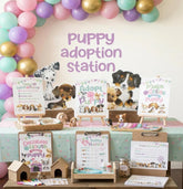 Puppy Adoption Station Party Games, Dog Lover Birthday Printables (Instant Download)